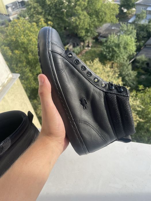 Чоловічі шкіряні черевики Lacoste 40р.