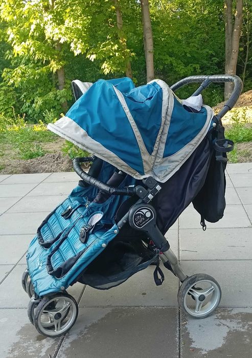 Wózek dziecięcy bliźniaczy spacerówka City Mini składany
