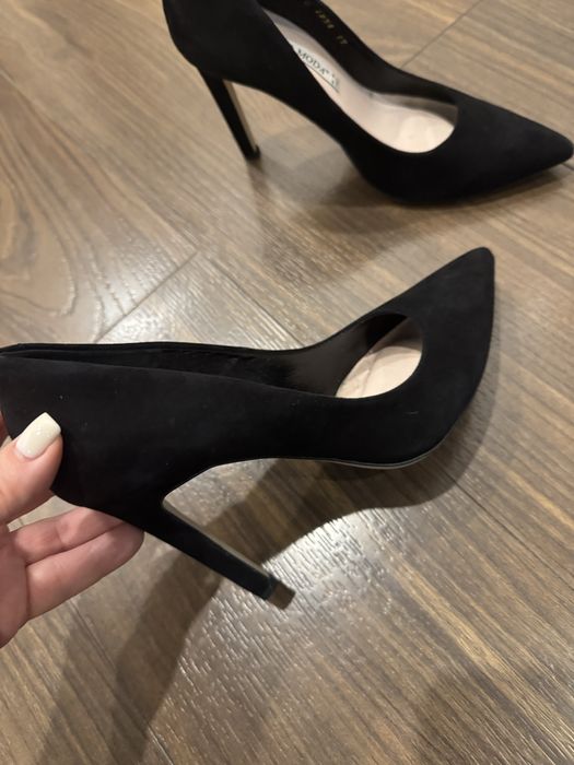 Святкові замшеві туфлі