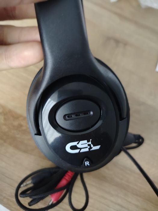 Słuchawki z mikrofonem CSL