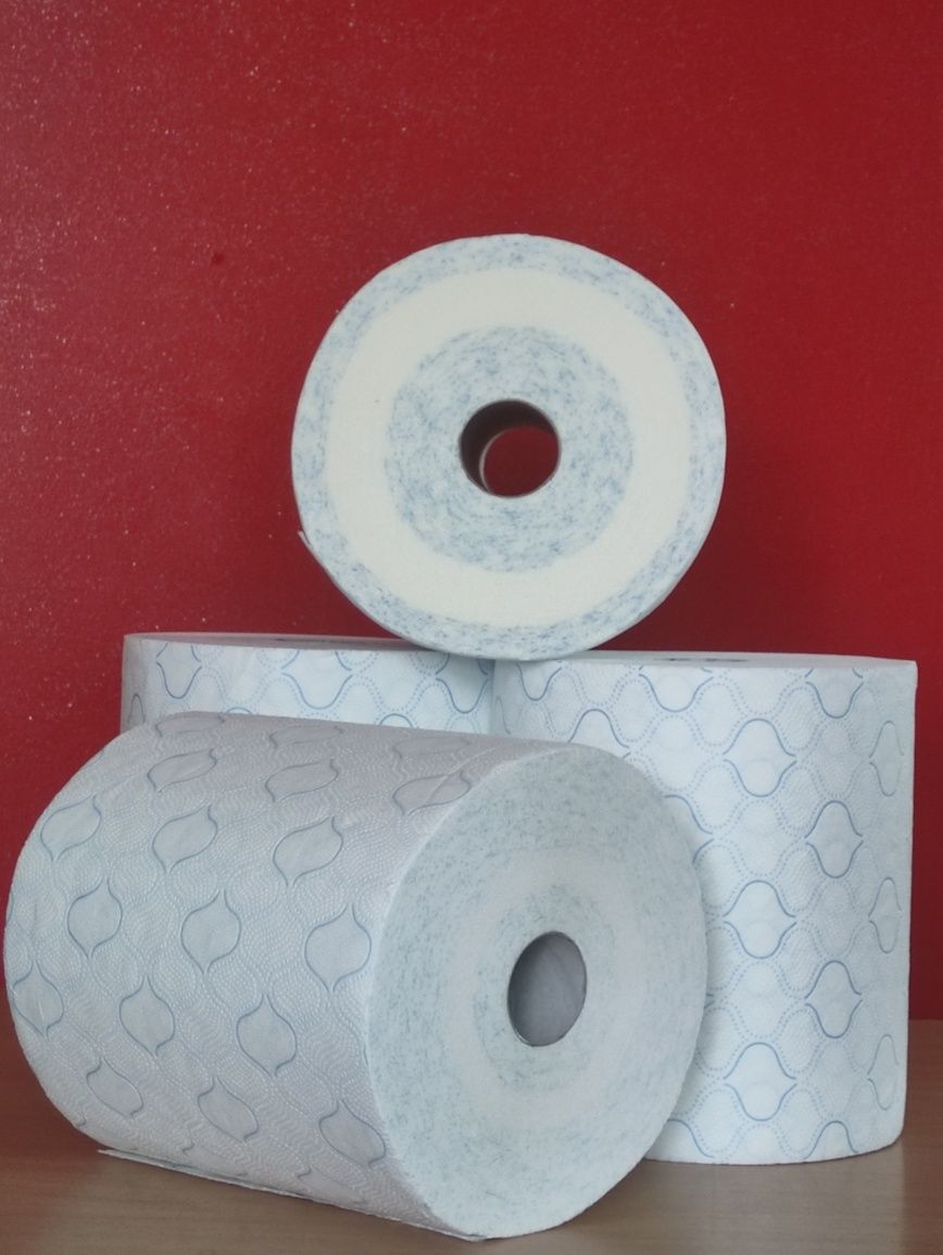 Papier toaletowy 2x48/96 sztuk+ręcznik papierowy 1x6 rolek (celuloza)
