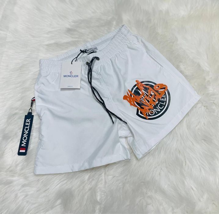 Шорты плавательные мужские Dsquared Icon белые пляжные для бассейна