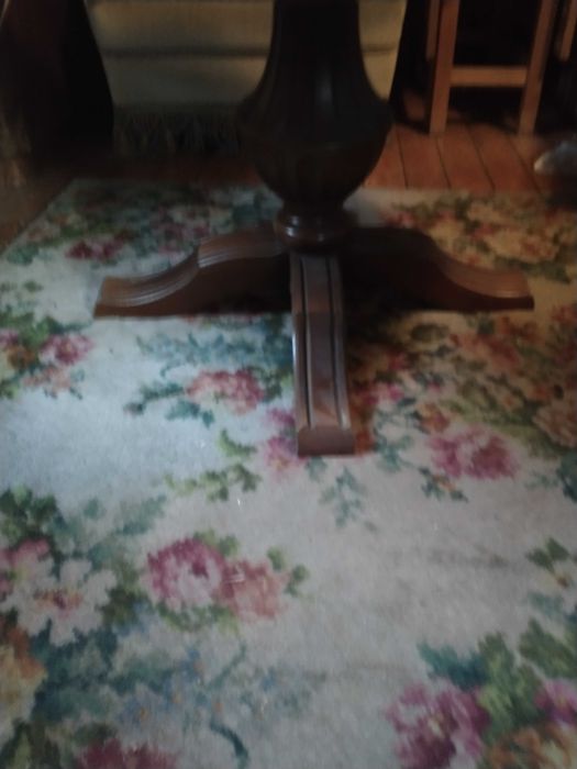 Okrągły stolik marmurowy wys. 60 cm, średn. 90 cm