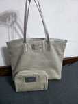 Beżowa torebka Michael Kors set zestaw Michael Kors duża torba shopper
