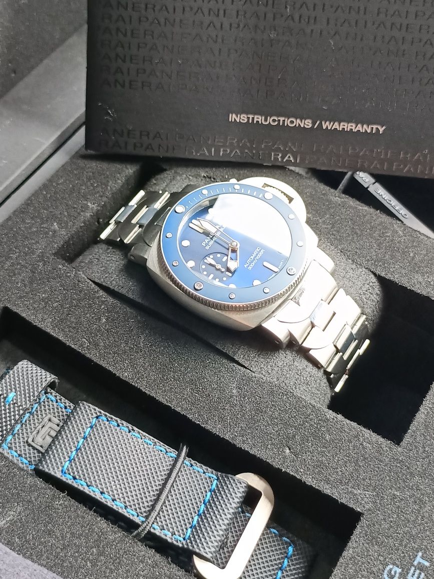 Panerai Submersible Blu Notte Blue Dial 42mm/ Gwar. do 2029r