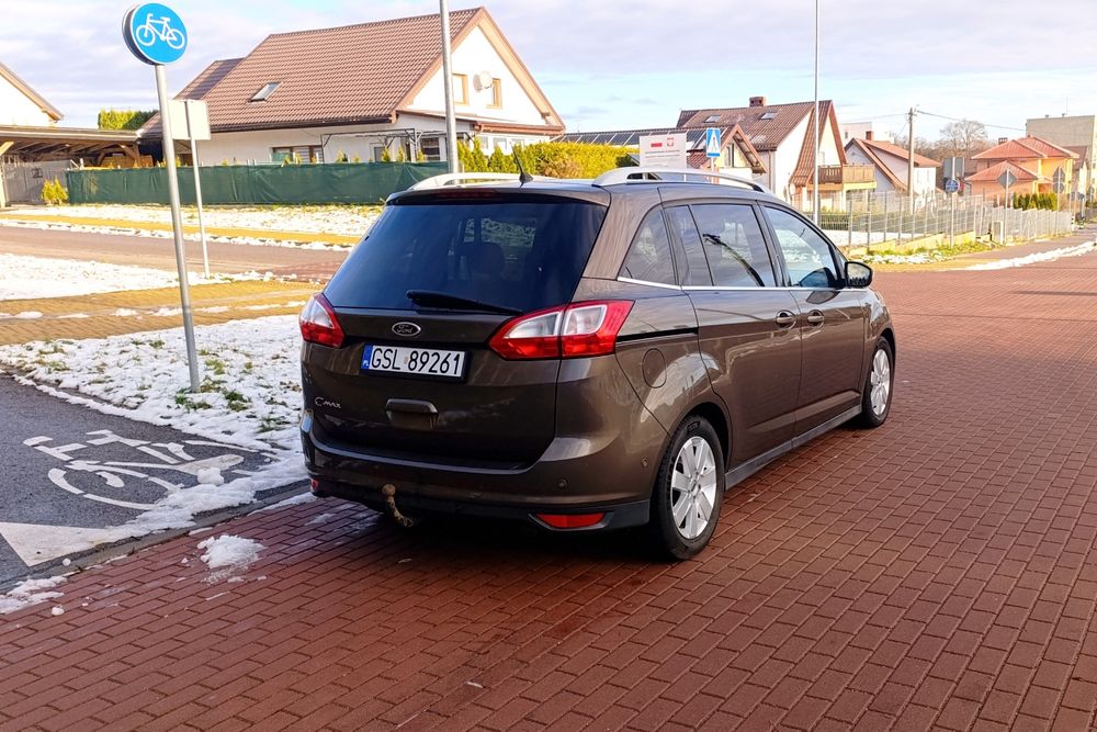 Ford Grand C max 2.0 TDCi 150 km Automat 2015 Lift Titanium LED Navi