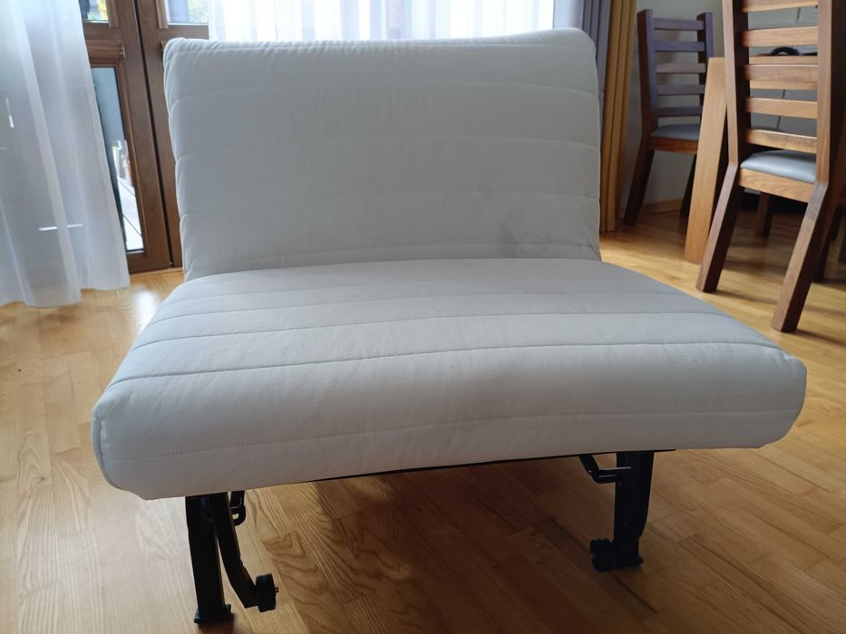 Fotel rozkładany ciemnoszary - LYCKSELE LÖVÅS, IKEA