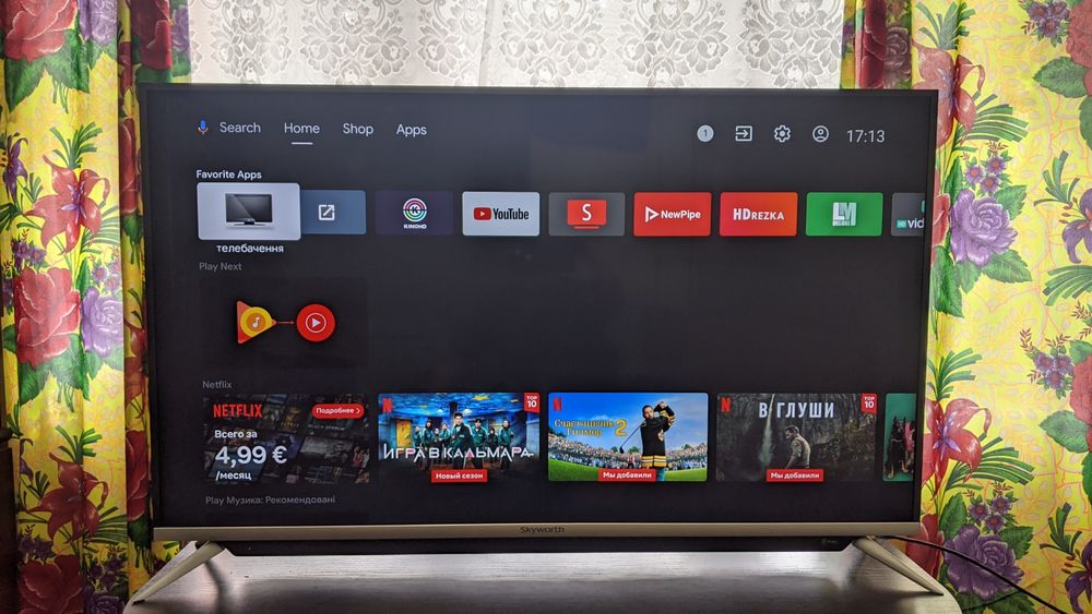 Телевізор Skyworth 43" смарт IPS 4K