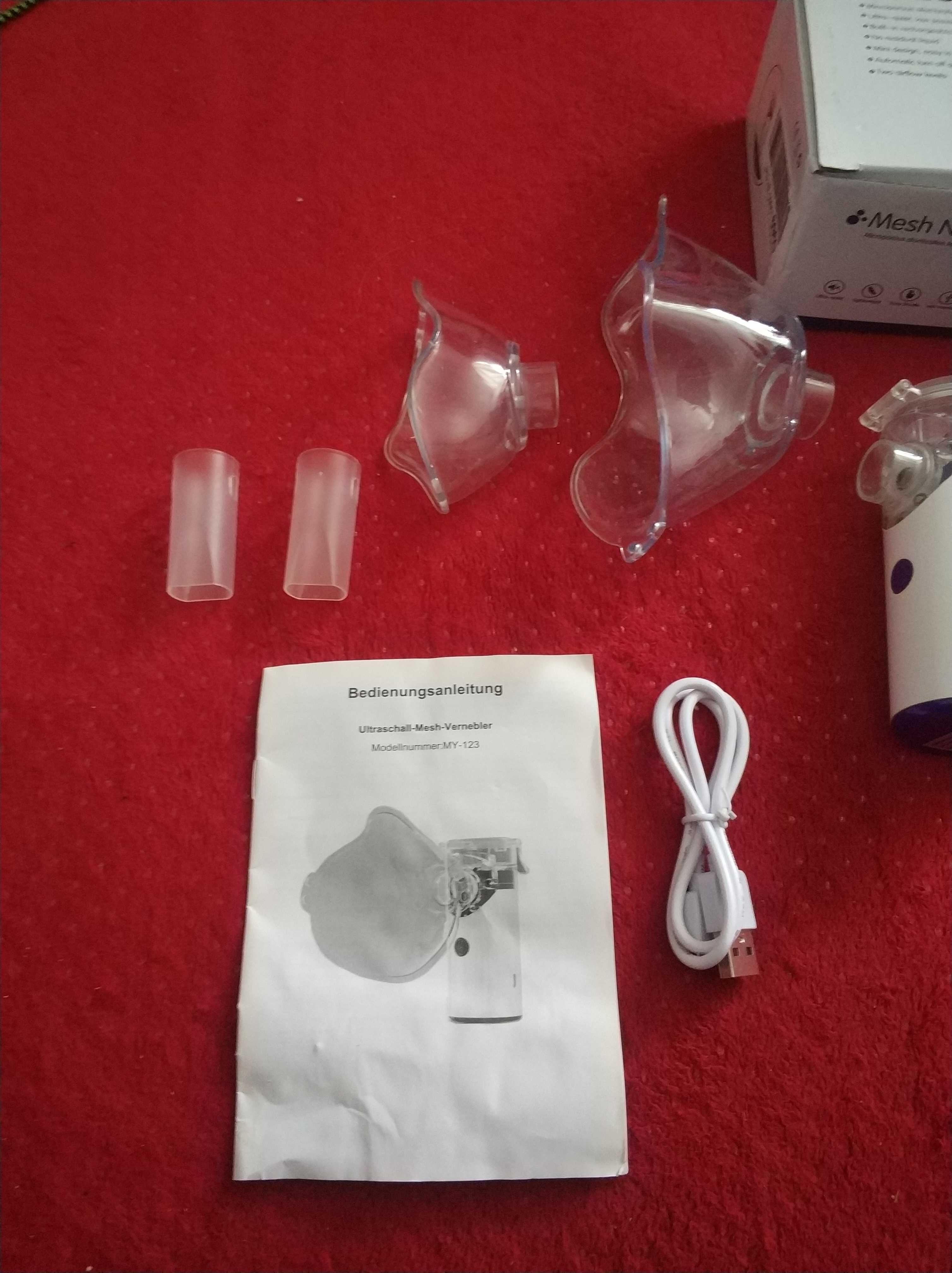 Inhalator Nebulizator Nebulizer  Mesh USB przenośny ultradźwiękowy