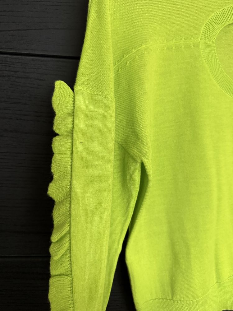 Sweter pinko S neon zieleń