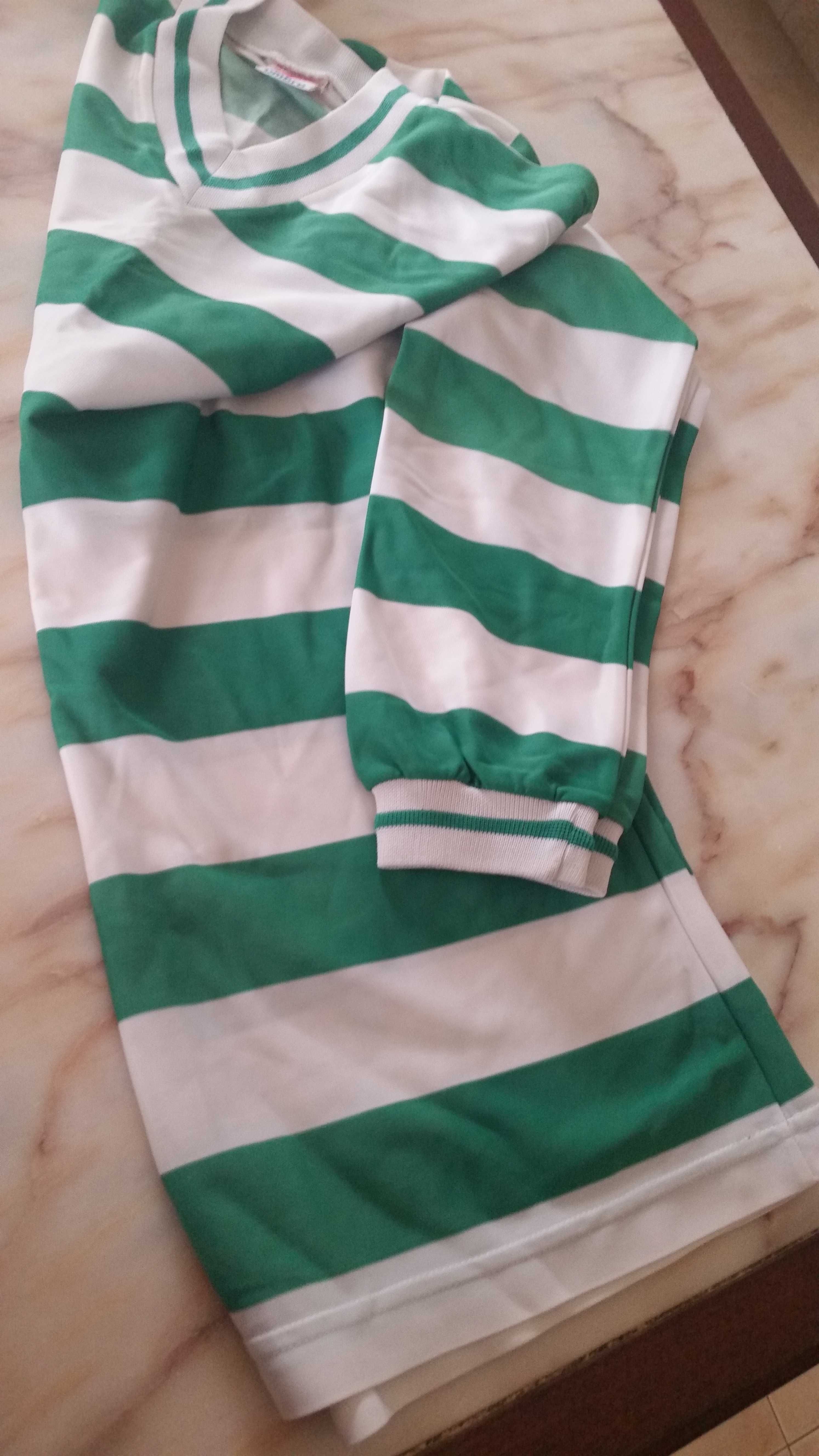 Camisola de manga comprida / Polo verde