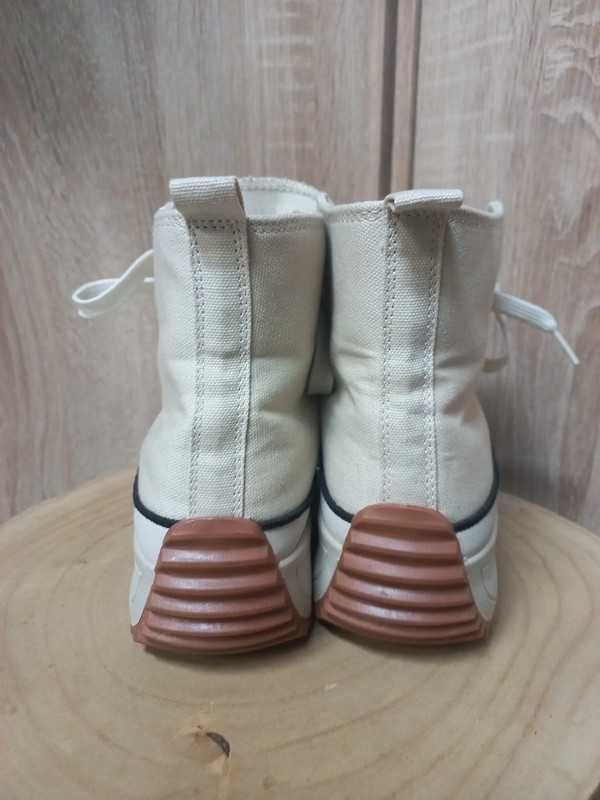 Buty trampki wysokie jasne jak nowe r.39