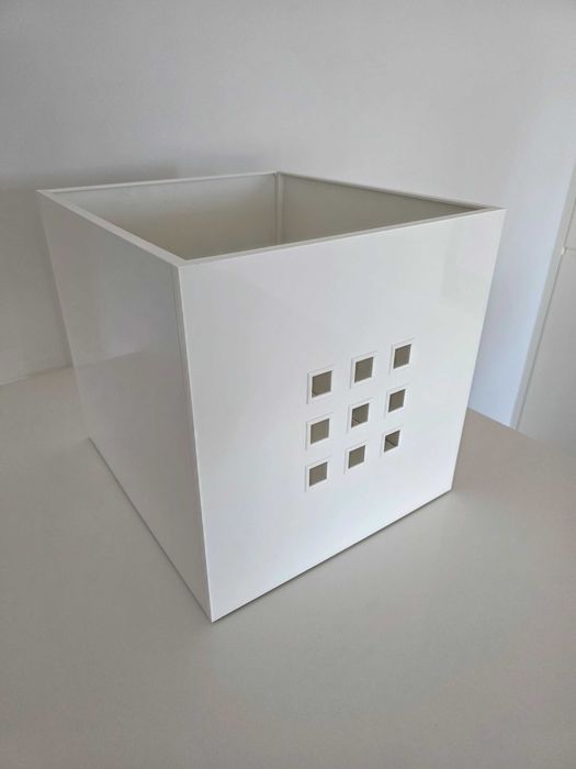 Caixa Arrumação IKEA LEKMAN Branca - Estado muito bom