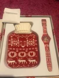 Relógio de coleção Swatch natal novo