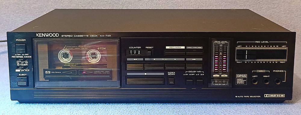 KENWOOD KX-74R stereo cassette deck