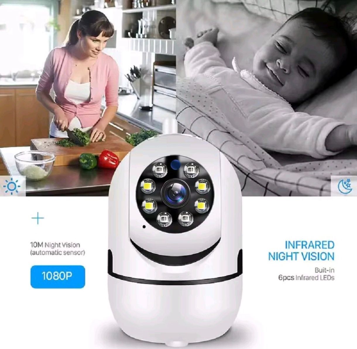 Câmera vigilância indoor