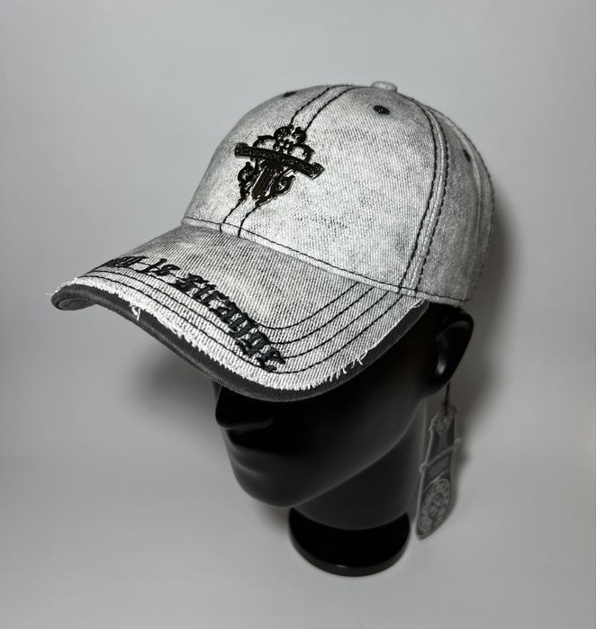 Кепка chrome heart сіра