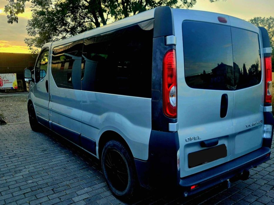 Wynajem Busa Long 9 osobowego Vivaro/Trafic + hak! TYCHY/ŻORY