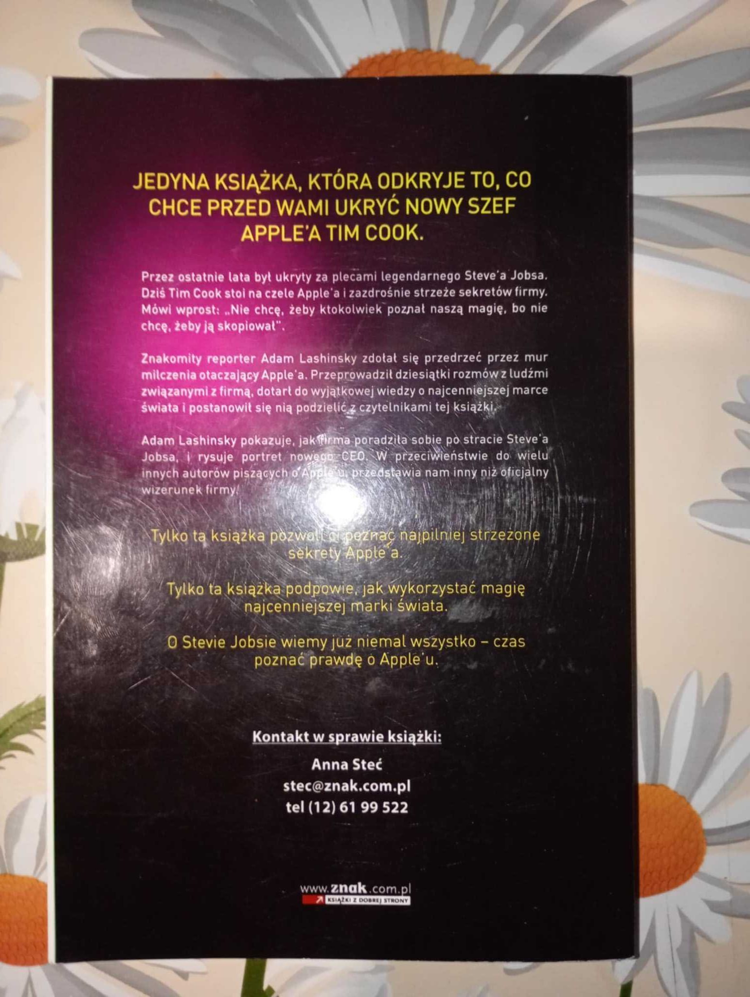 książka "Sekrety Apple'a" Adam Lashinsky