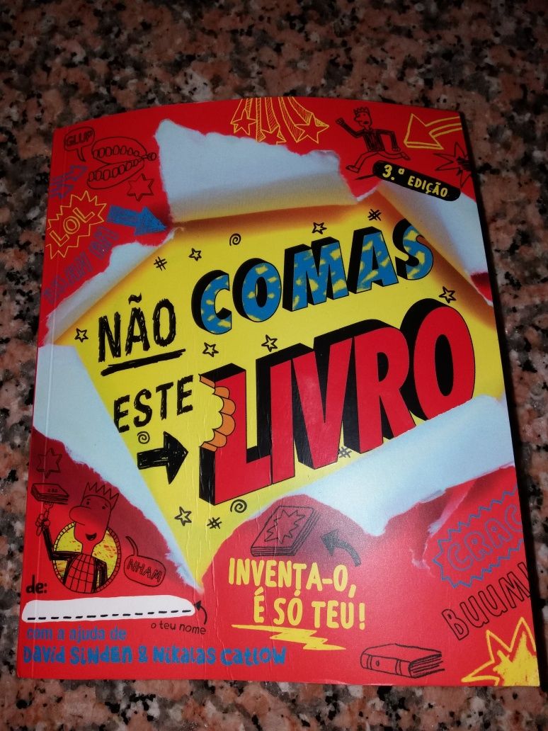 Livro "Não comas este livro"