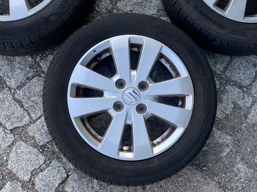 Koła alufelgi 4x100 Suzuki Swift Opony Barum 155/65 r14 lato