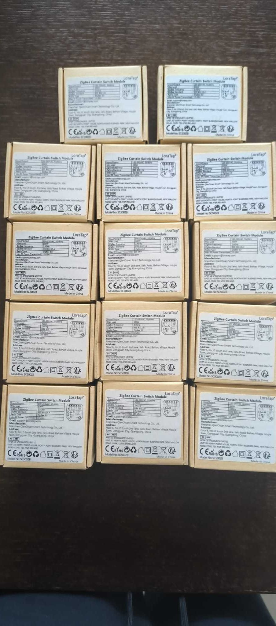 LoraTap Zigbee Gateway e Módulos para Persianas/Estores motorizadas