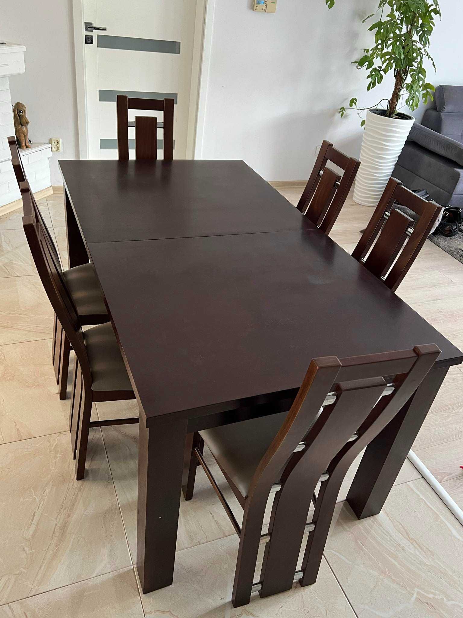 Stół do jadalni + 6 krzeseł
