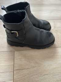 Buty botki Zara 28 skorzane