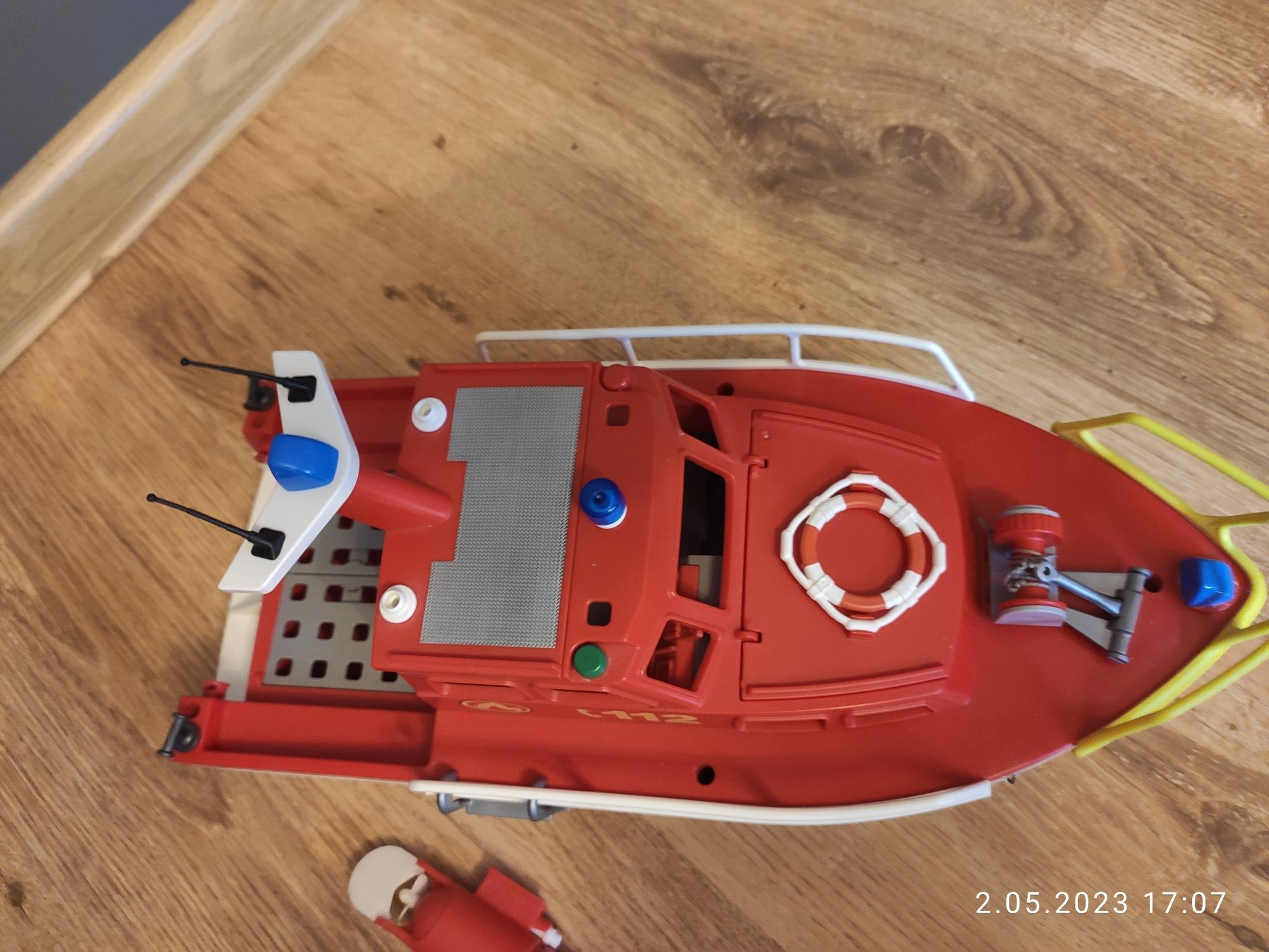 Łódź ratownicza straży pożarnej 7014 Playmobil7