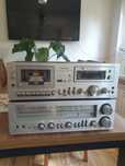 Wieża Technics, Amplituner SA-400, Magnetofon Stereo Deck 641