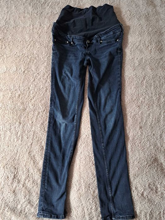 Jeansy ciążowe skinny 38