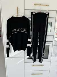 H&M Pringle komplet legginsy sweter S M