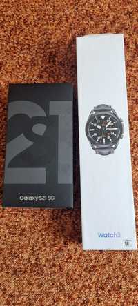 Samsung Galaxy s21 5G 256GB  i Galaxy watch 3