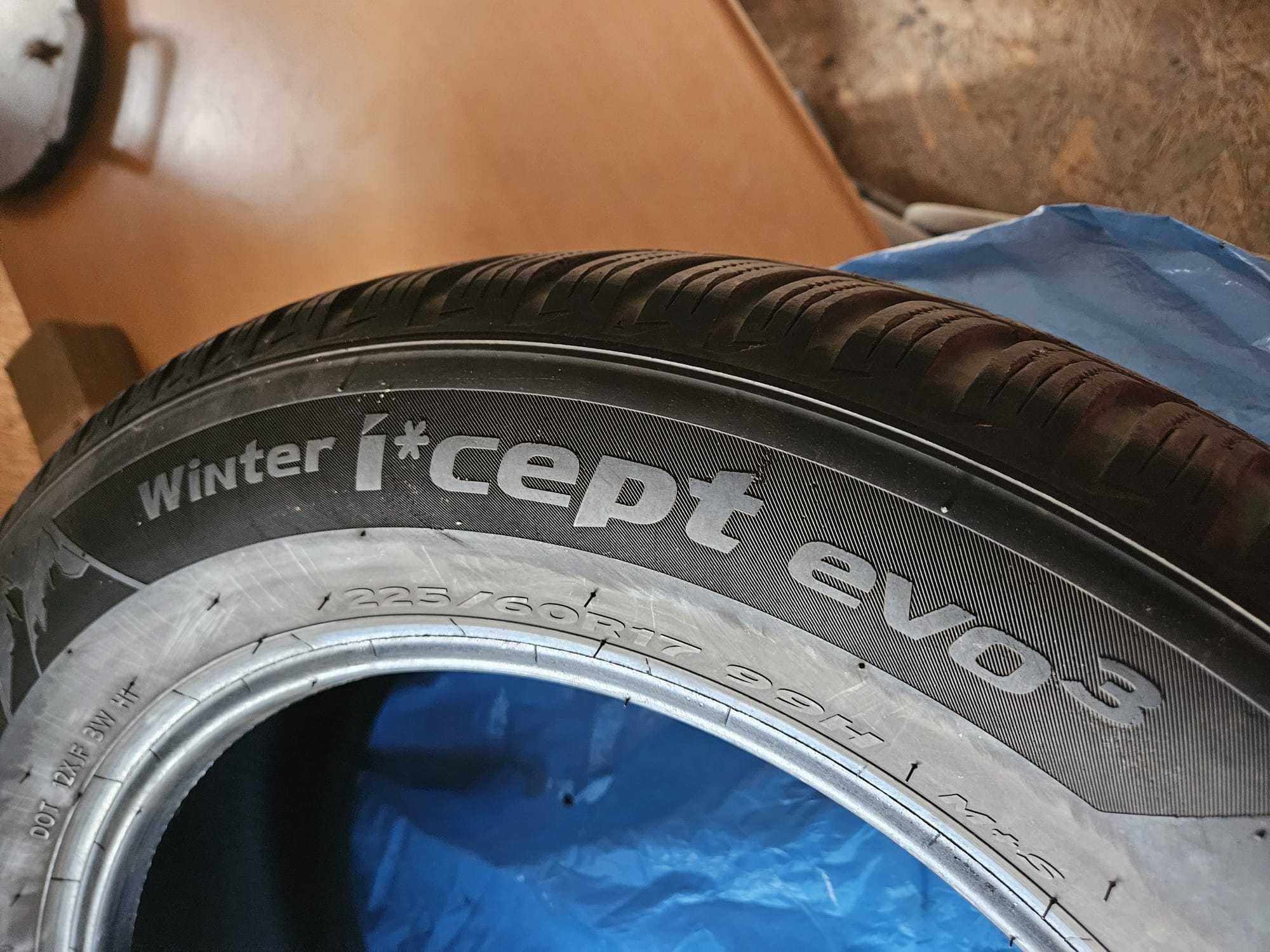 OPONY ZIMOWE HANKOOK 4 szt używane 225/60 R17