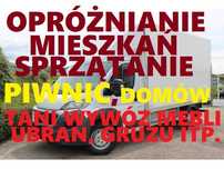 UTYLIZACJA MEBLI wywóz gruzu wywóz śmieci odbiór złomu przewóz mebli