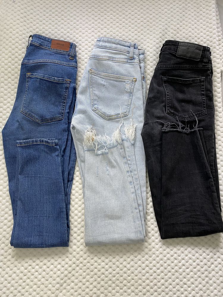Zestaw jeansów skinny