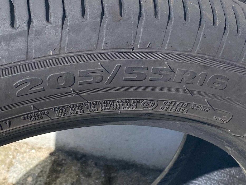 Pneu seminovo (sobresselente) 205/55/R16 GoodYear, Avon, Continental