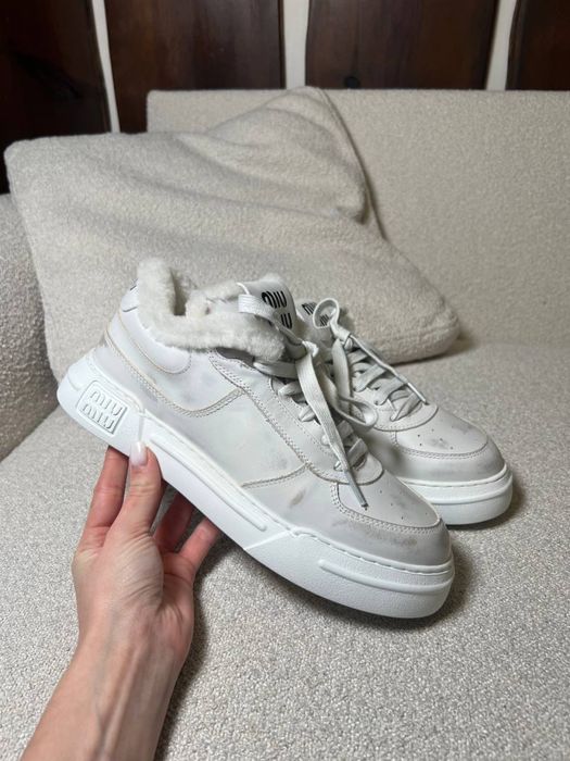 Кросівки з зутром MiuMiu! Розмір 39-40! Нова колекція! Повне пакування