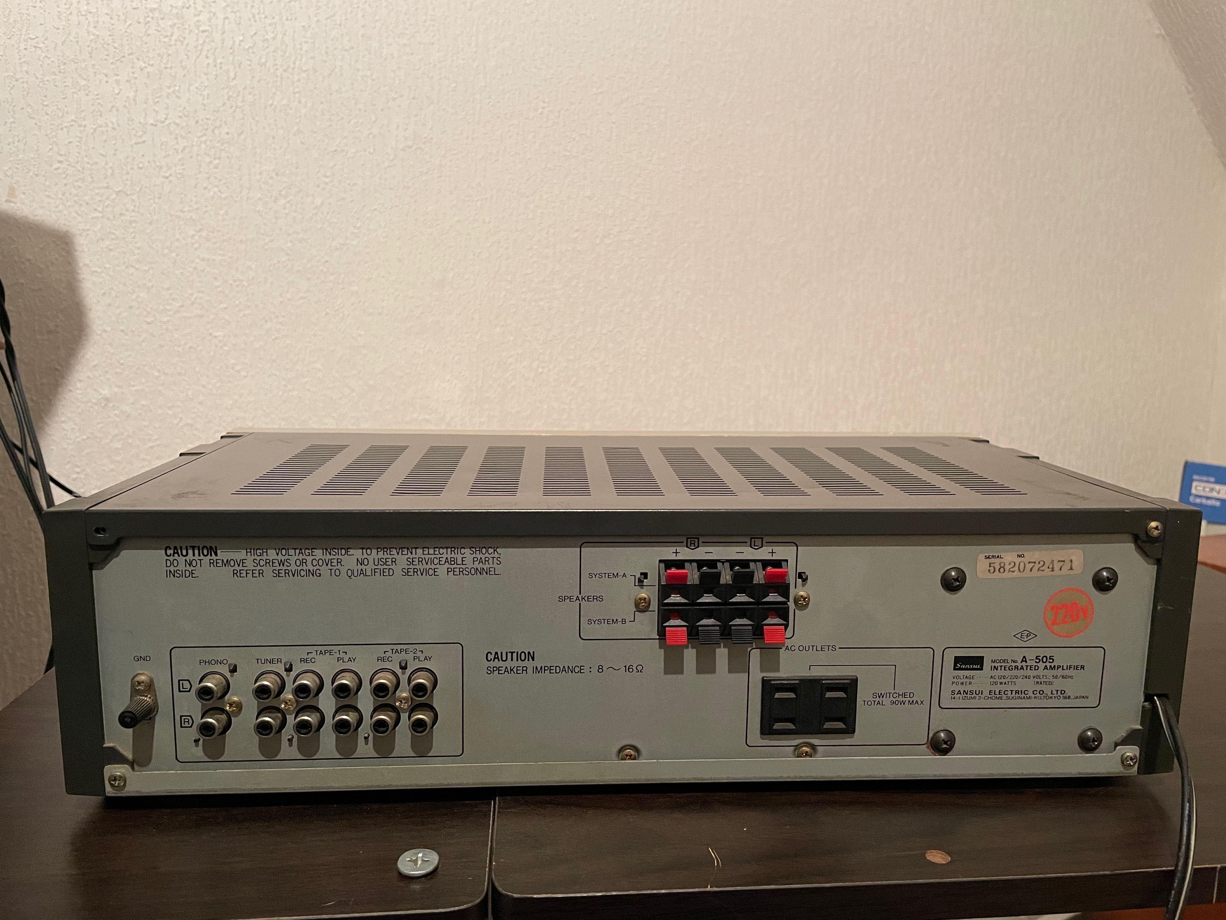 Sansui a 505 Wzmacniacz
