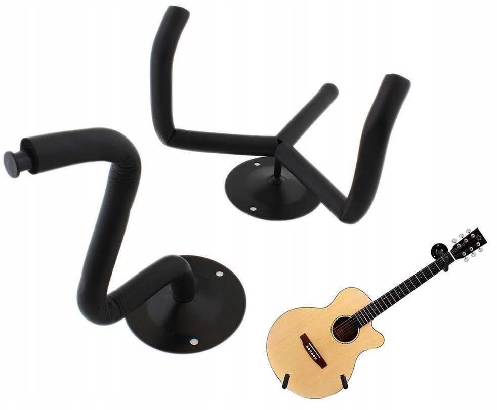 Wieszak gitarowy Statyw na gitarę poziomy 2 części