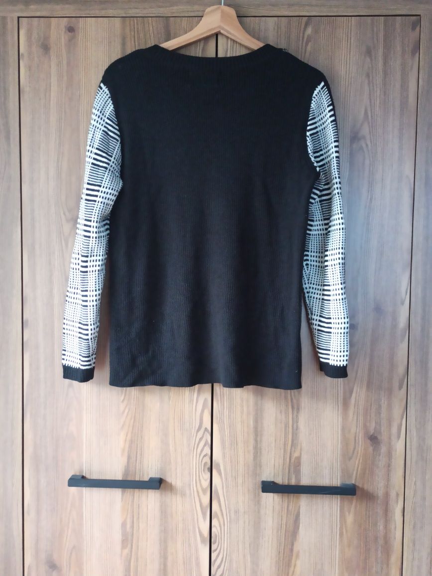 Sweter kratka pepitka papaya weekend M L