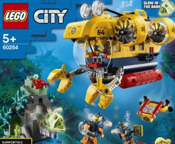 LEGO City Океан: науково-дослідна станція (60265) + бонус