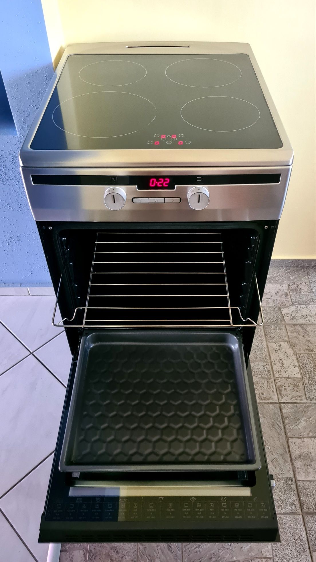 kuch.indukcyjna 50cm Amica 230v / 400v elektryczna termoobieg grill