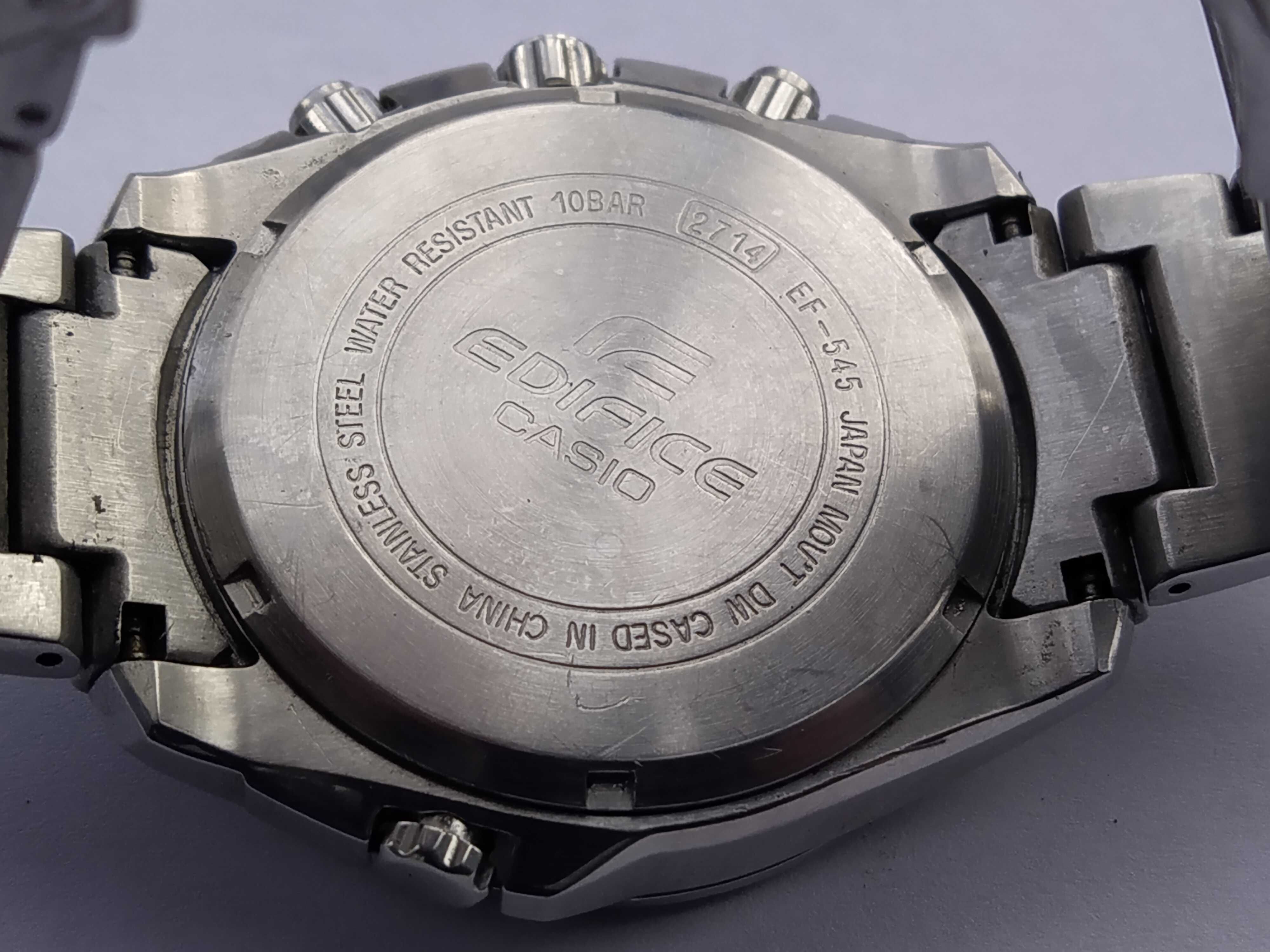 Кварцевый хронограф часы Casio Edifice EF-545 Chronograph