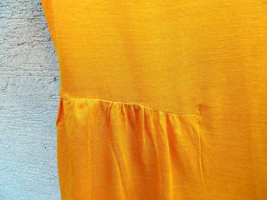 Miodowa luźna długa bluzka, tunika 40/42/44