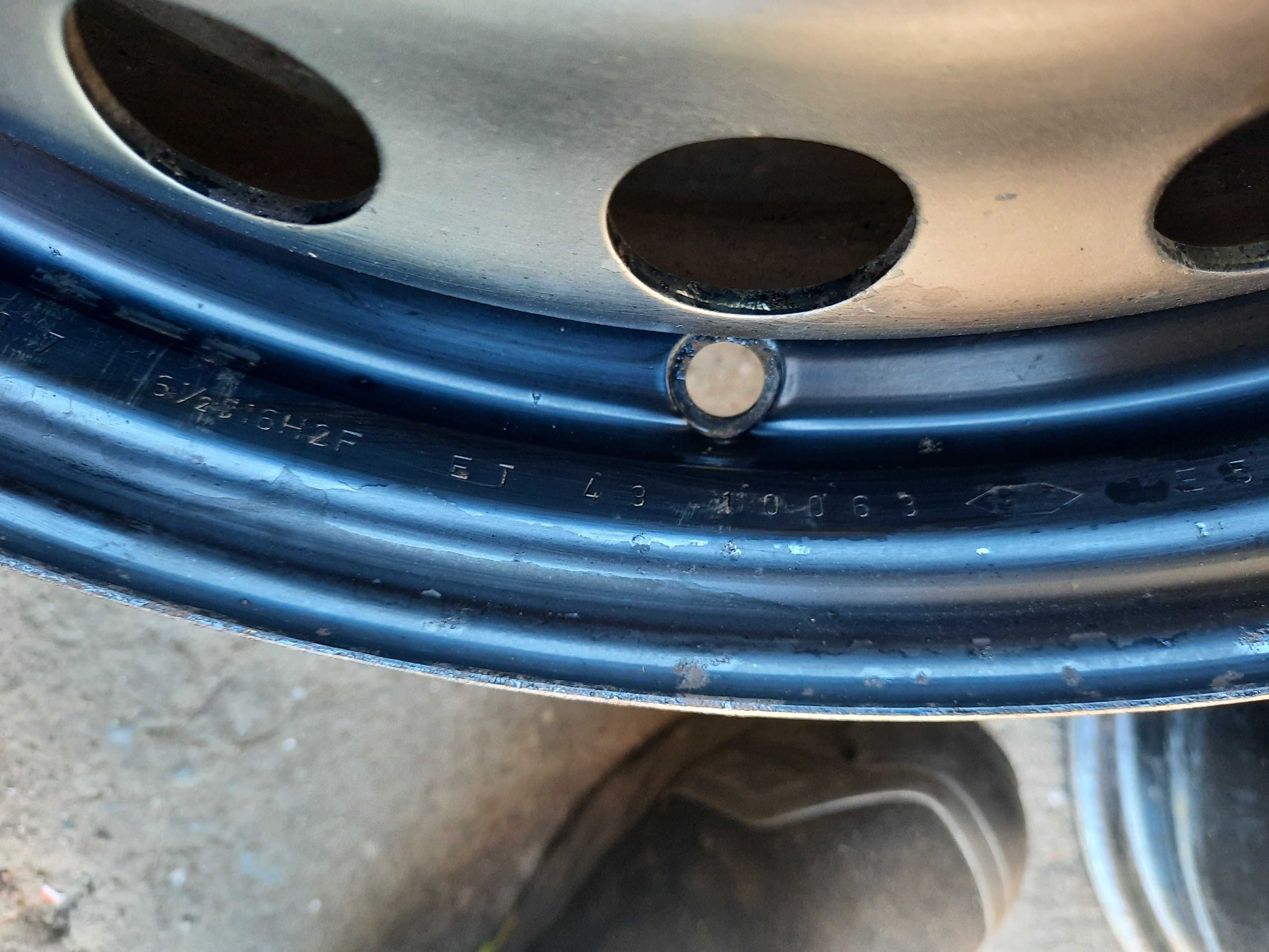 Oryginalne felgi stalowe RENAULT MEGANE II SCENIC II 16" 4x100 ET 49