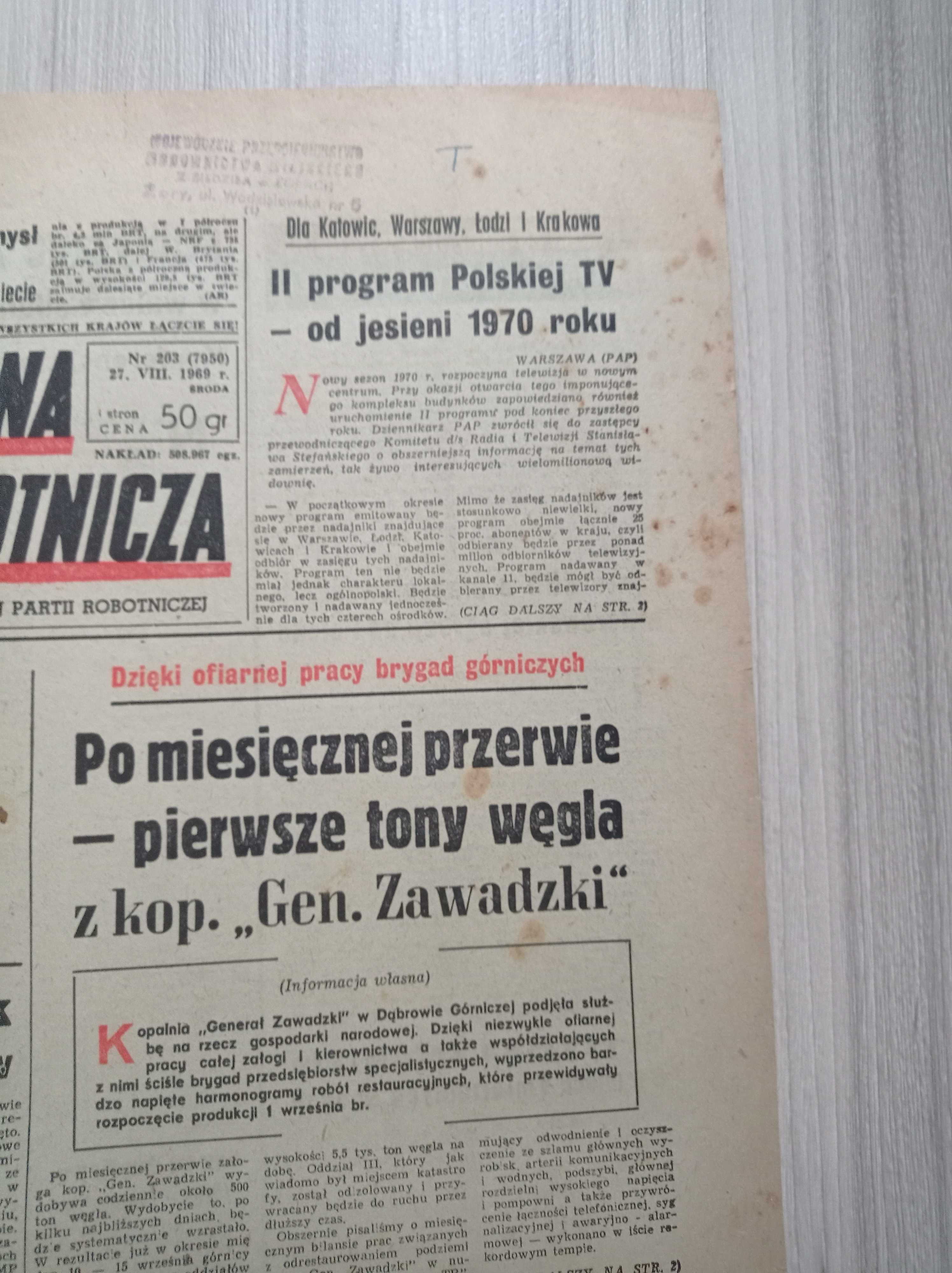 Trybuna robotnicza 203 / 1969