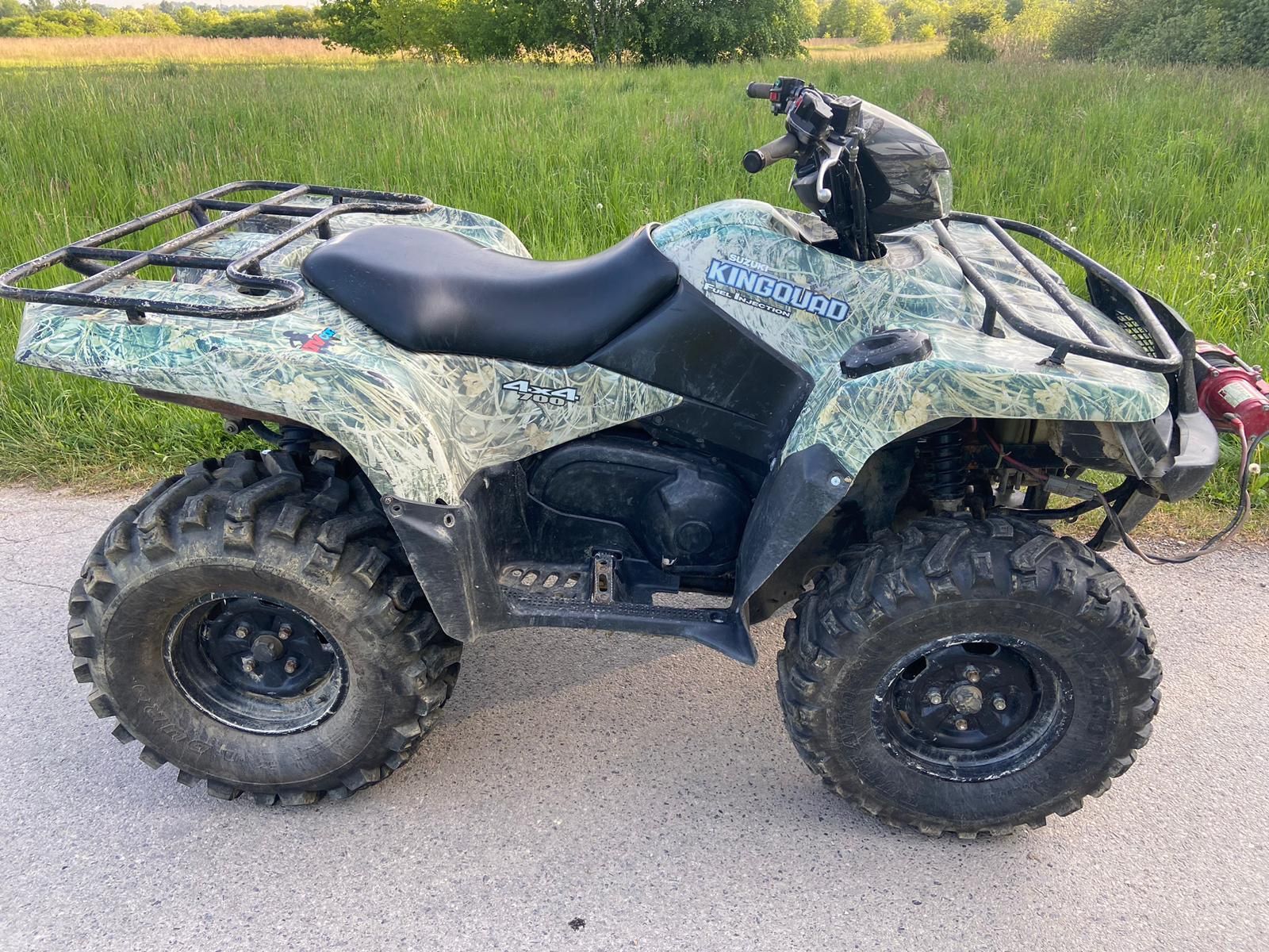 Licznik zegar moduł zapłonowy wiązka instalacja suzuki kingquad 700