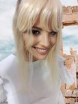 Topper naturalny 45 cm , jasny blond -Nessaja Wigs shop- dyskretny