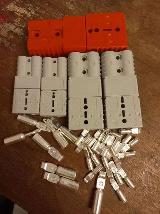 Силовий роз'єм конектор Anderson 600V 120A,50A. комплект з 2 шт.